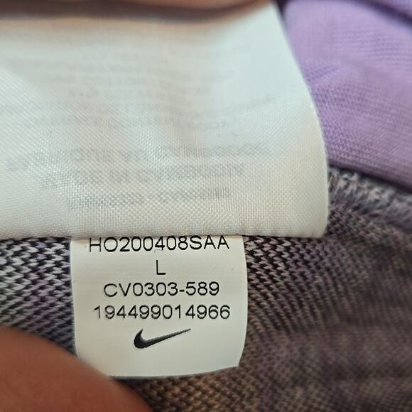 Nike City Ready 1/4 Zip Jacket Women's Purple Black Size Large - Picture 9 of 9